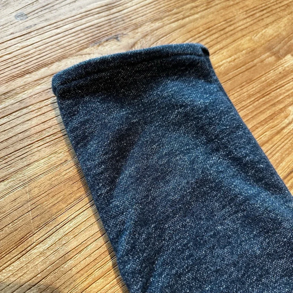 Koovs Cotton Sweatpants Blue Marled Soft‎ Drawstring Waist